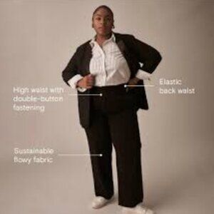 All Day Irving Straight Leg Pants - Size 14-16 (Universal Standard size Small)